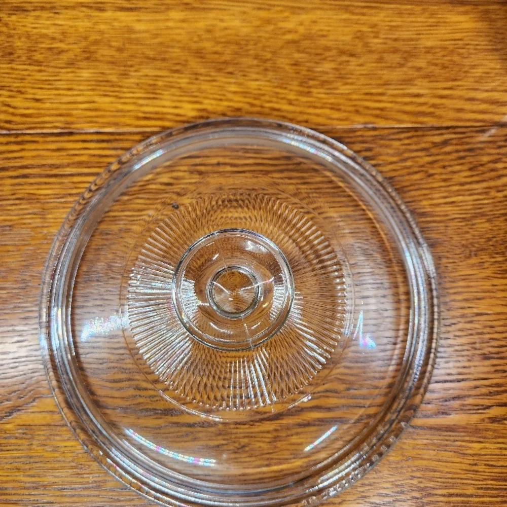 Corningware French White covered casserole